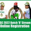 NYSC 2024 Batch ‘B’ Stream II Online Registration Form Portal is open National Youth