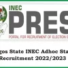 Lagos State INEC Adhoc Staff Recruitment 2022/2023 – apply here