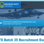 Nigerian Navy Basic Training School Batch 35 Recruitment Application Form Portal 2023