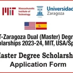 University of Zaragoza Massachusetts Institute of Technology Master Degree Scholarship 2023/2024 in USA/Spain