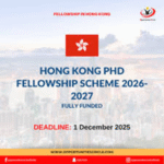 HONG KONG FELLOWSHIP SCHEME